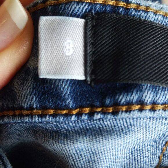 Kut from the Kloth Mia high rise skinny, 90% cotton denim jeans, sz 8 - Picture 5 of 11